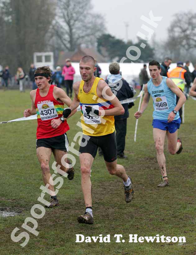 Ryan Stephenson (North East) during the McCaib World Cross Country Trials and Inter Counties.